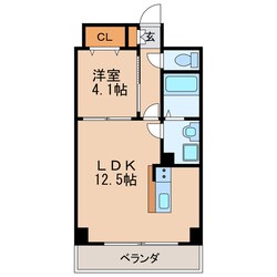 GRANDUKE新栄の物件間取画像